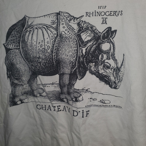 Rhinoceros Vintage Animal Shirt Men's Size XL - Picture 2 of 5